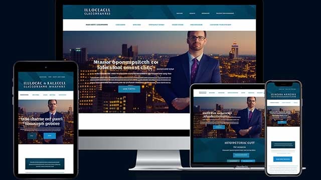 An inviting user friendly law firm website design