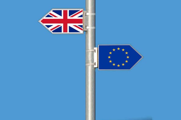 Brexit sign post