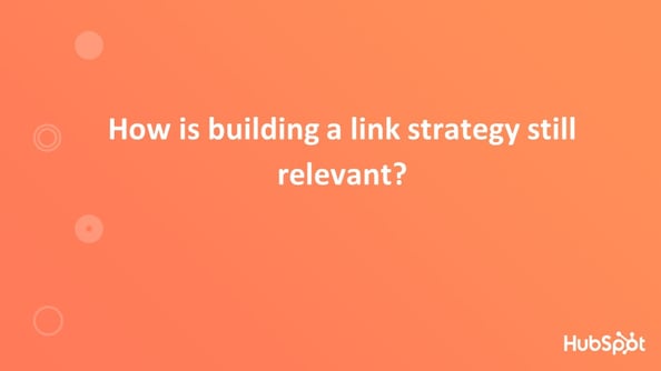 Building Link Strategy Relevance