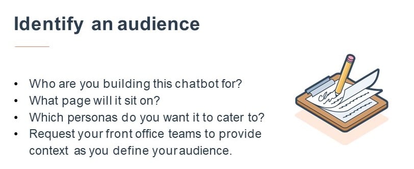 Chatbot Identify Audience