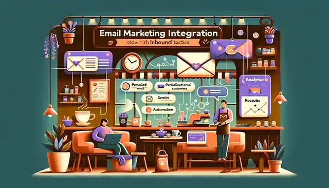 Email marketing integration with inbound tactics