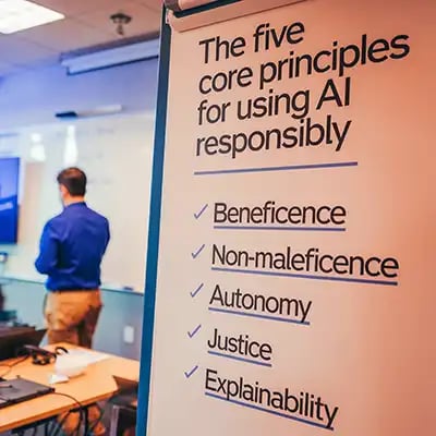 FIVE CORE PRINCIPLES FOR USING AI RESPONSIBLY