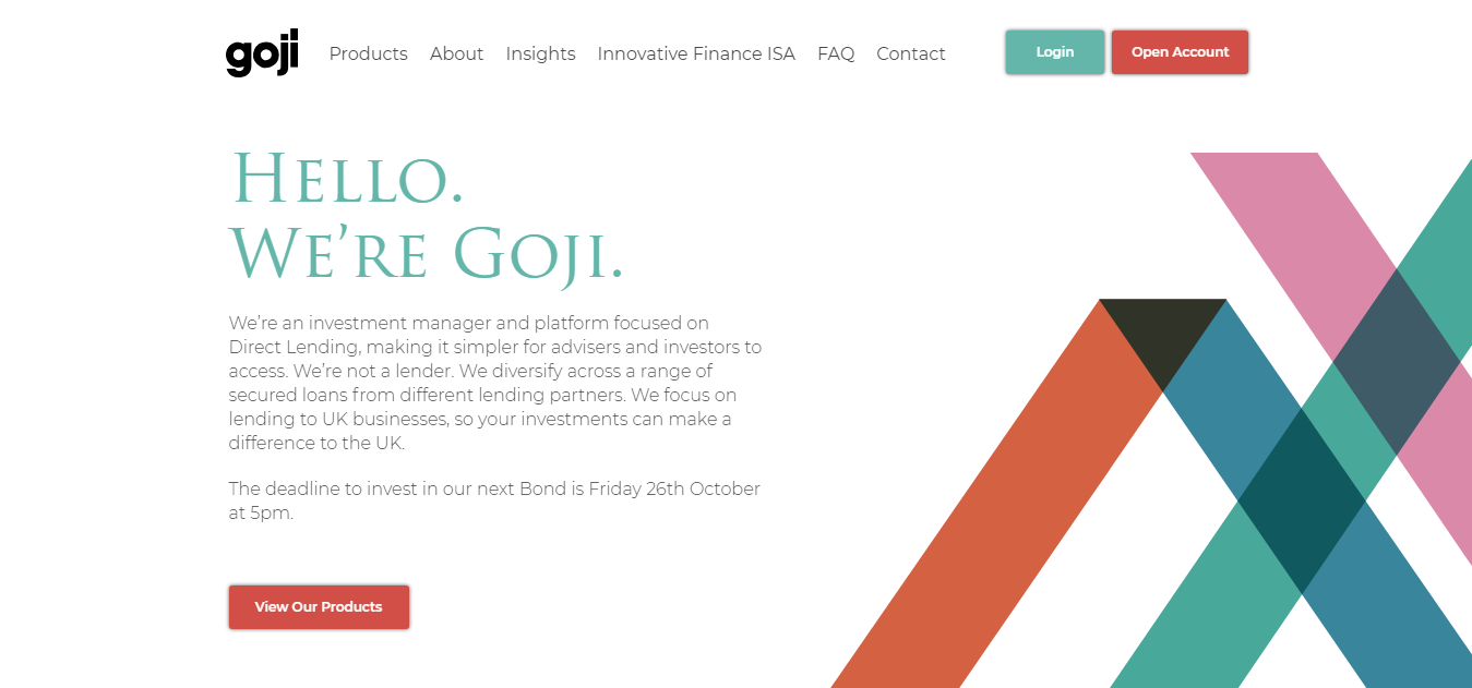 Goji Investments   Simplified Direct Lending Investment Management Platform