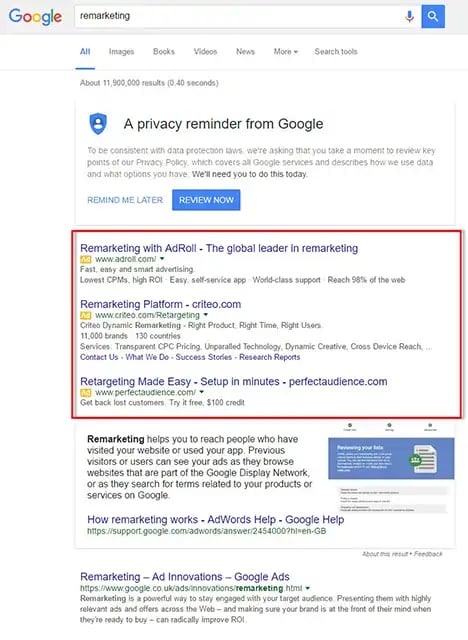 Google_Adwords - remarketing