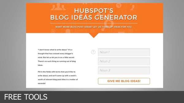 hubspot blog ideas generator