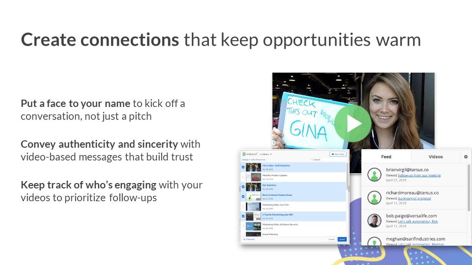 video marketing creates connections