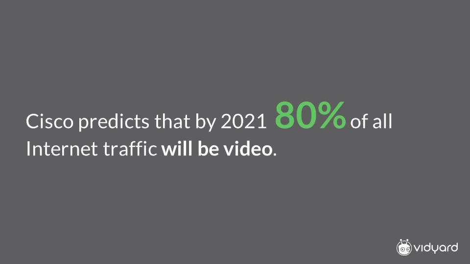 Cisco prediction on video uptake by 2021