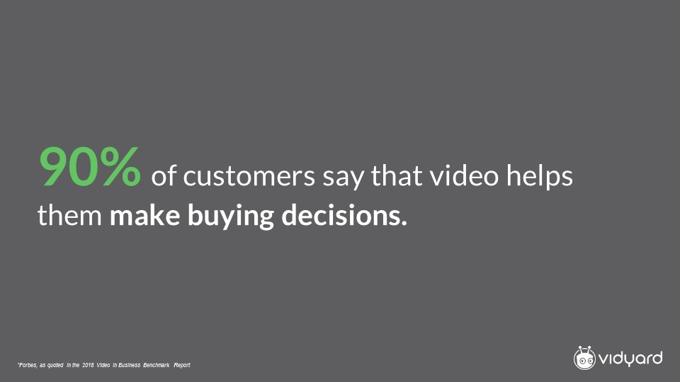 Forbes commentary on video in the buyer decision process