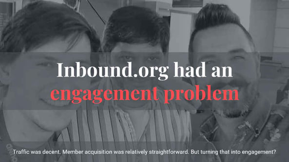 Inbound org had an engagement problem