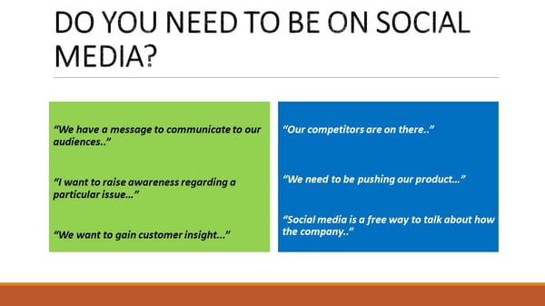 Ketan Mistry - Do you need to be on Social Media