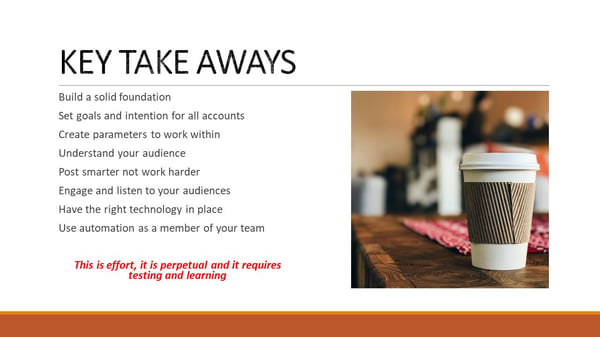 Ketan Mistry - Key Take Aways to help your social media strategy