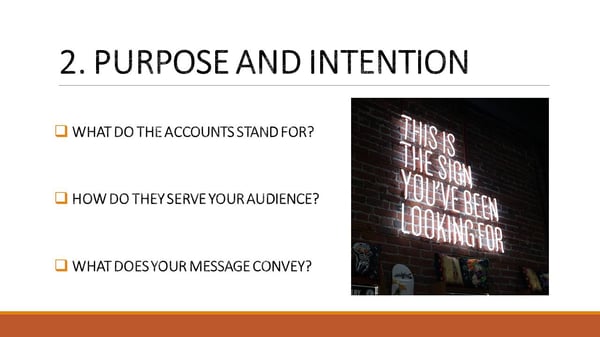 Ketan Mistry - What is the purpose and intention for your social media strategy