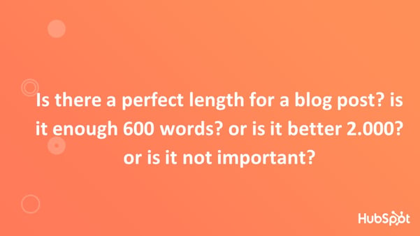 Length of Blog Post