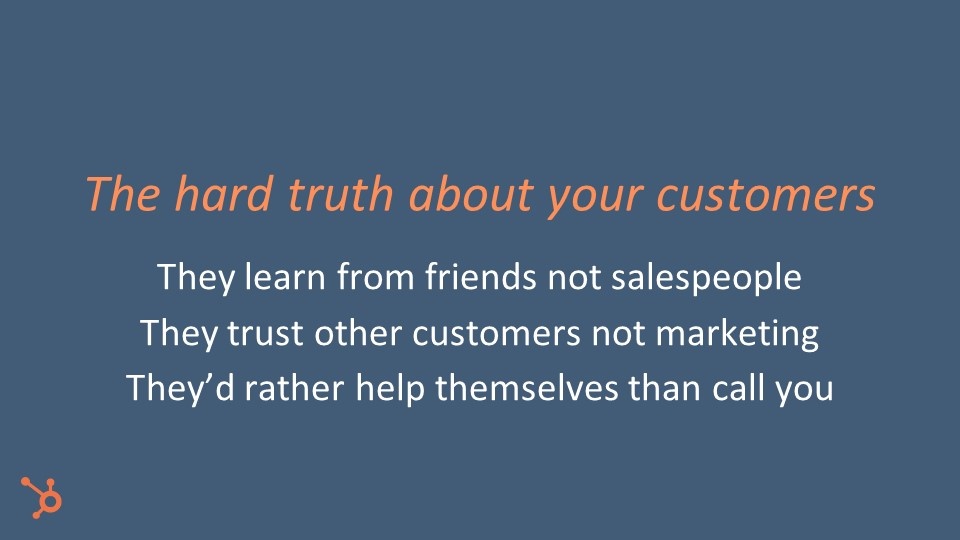 Customers don't trust sales people