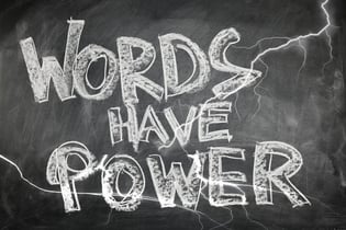 Words have power in website copywriting