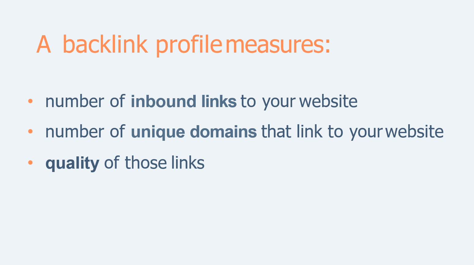 what is a backlink profile 