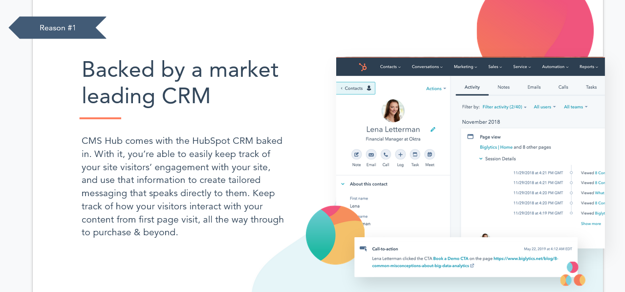 backed by a market-leading  CRM