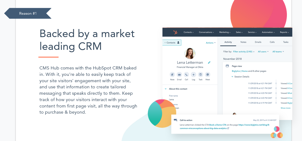 backed by a market-leading CRM