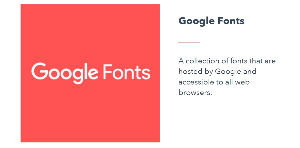 google fonts