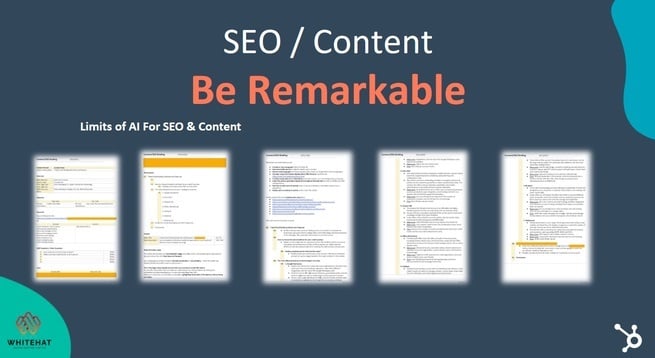 limits of AI for SEO and content