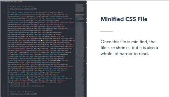 minified css file