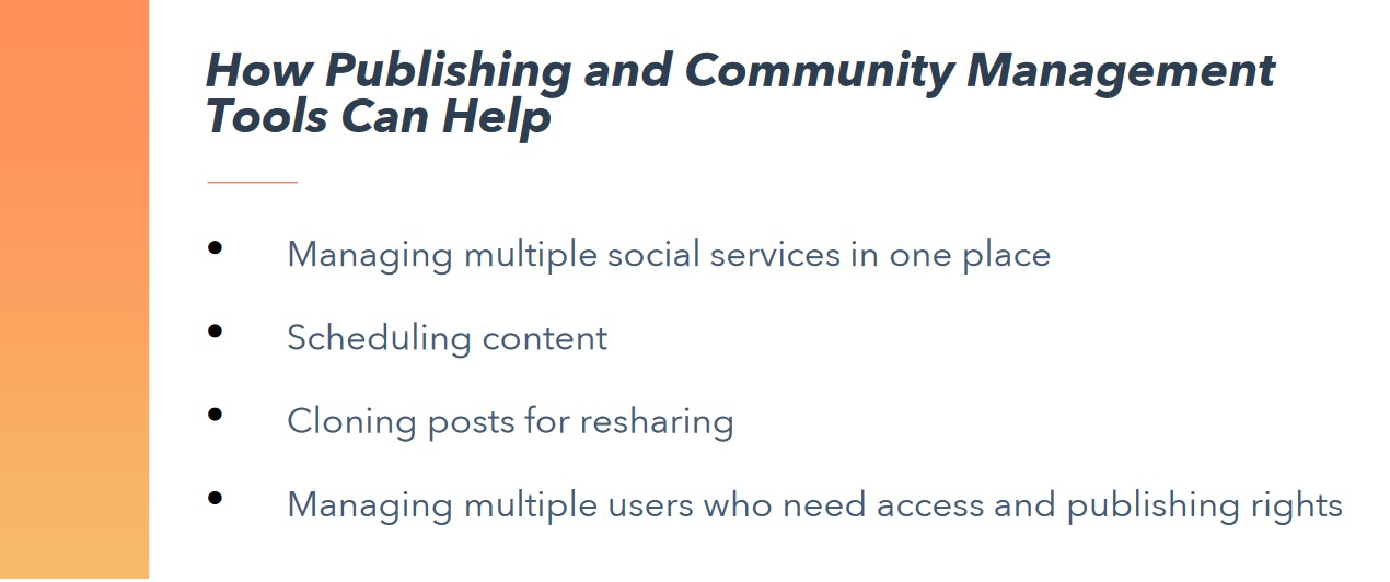 publishing and community management