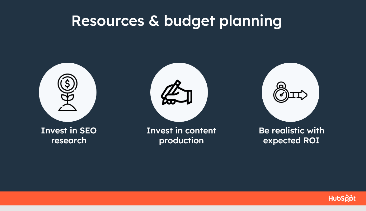 resources and budget planning