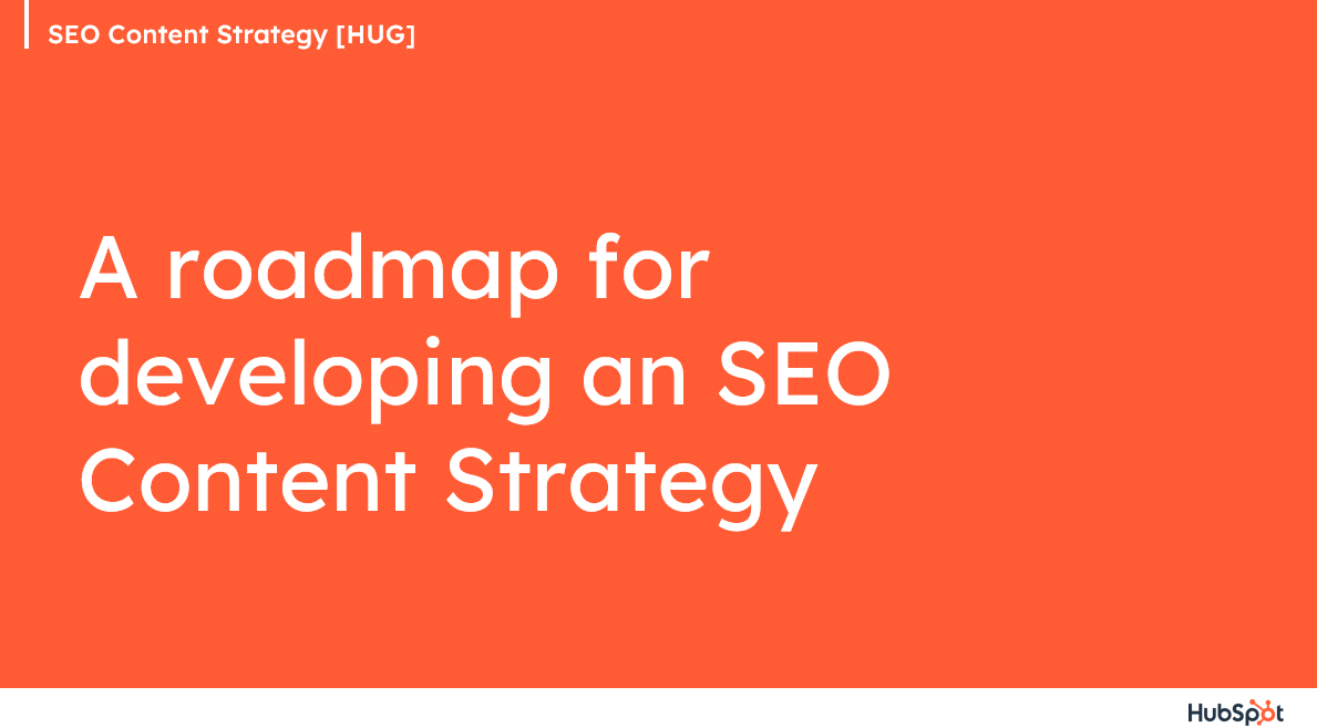 roadmap for developing seo content strategy