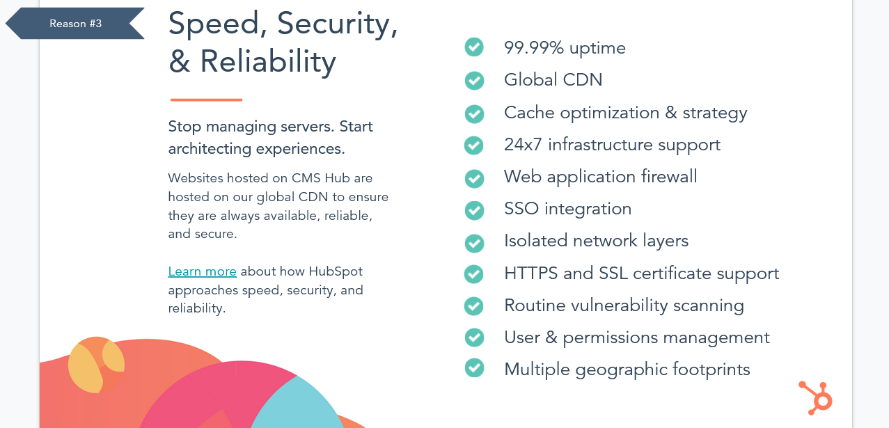 speed, security, and reliability