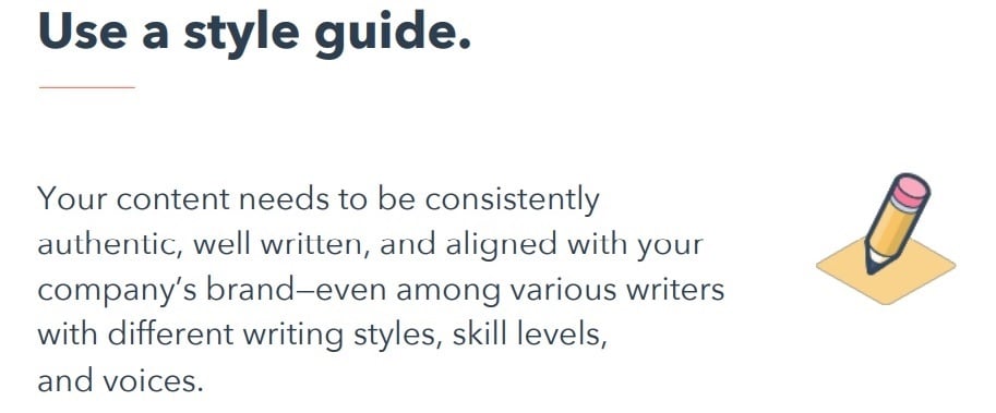 use a style guide