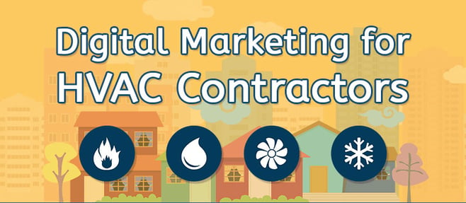 digital marketing for hvac contractors infographic