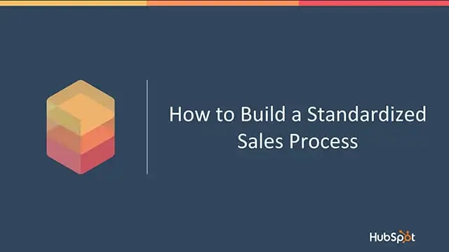 how to build a standardised sales process
