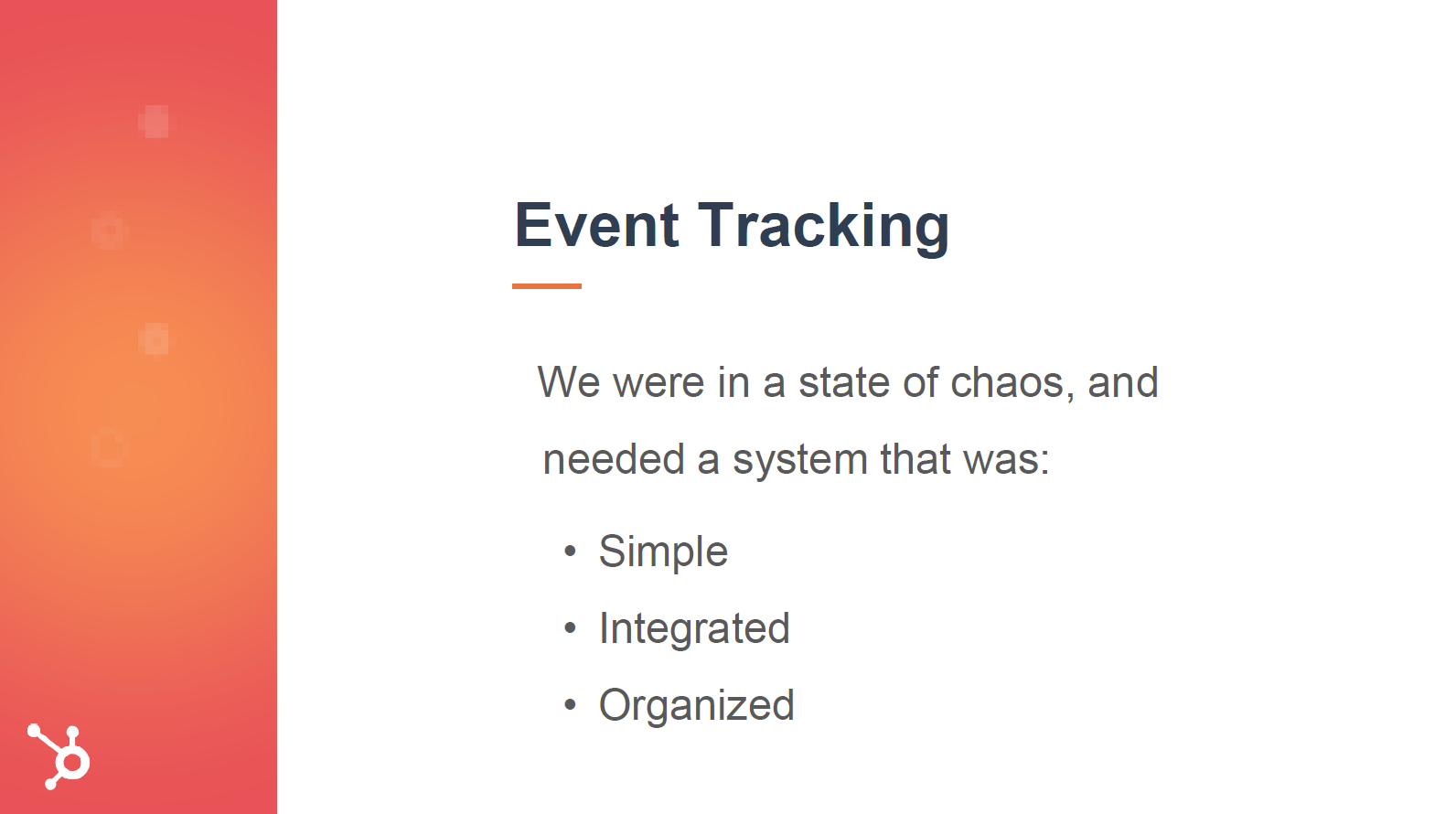 Hubspot user group event tracking