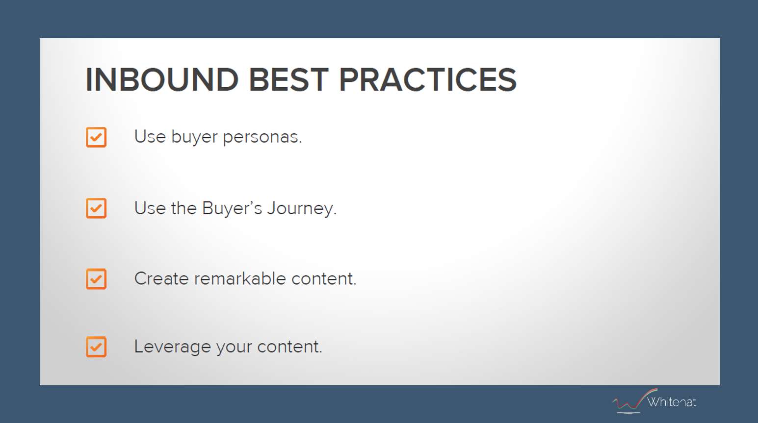 inbound marketing best practices