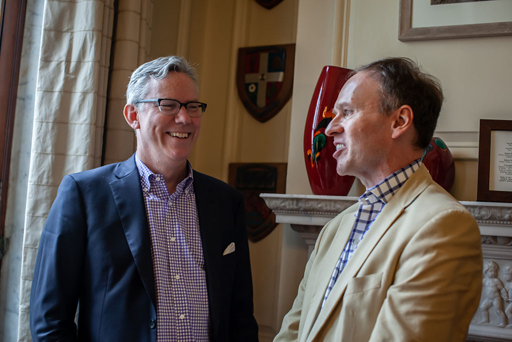 Clwyd Probert and Brian Halligan - partnership and relationships